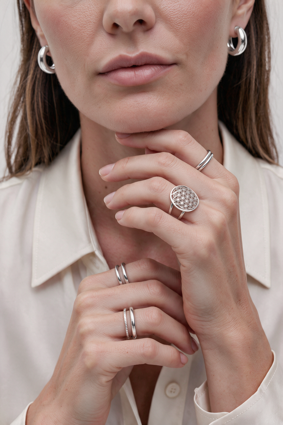 Flower Of Life Ring