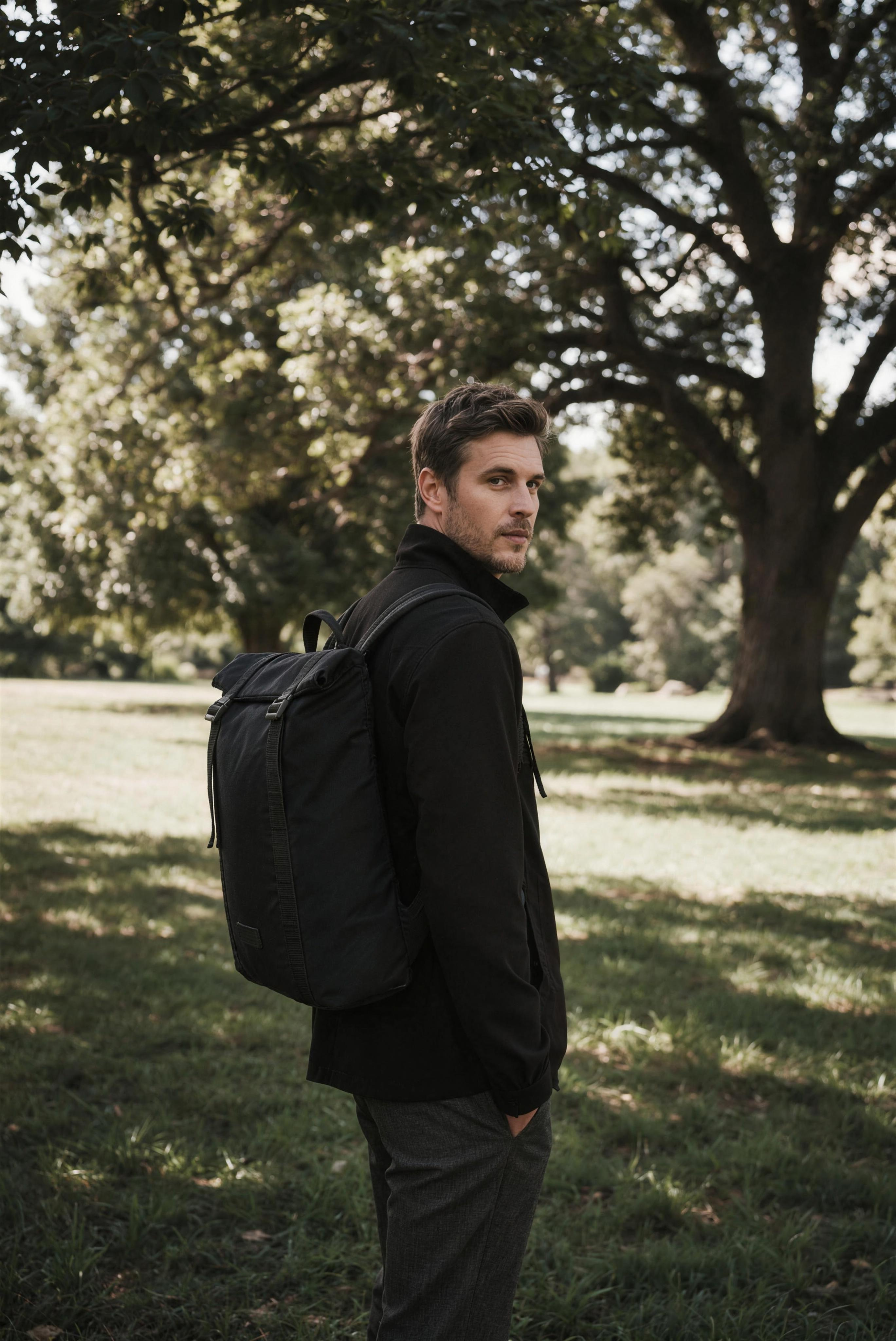 Cordura Black Backpack