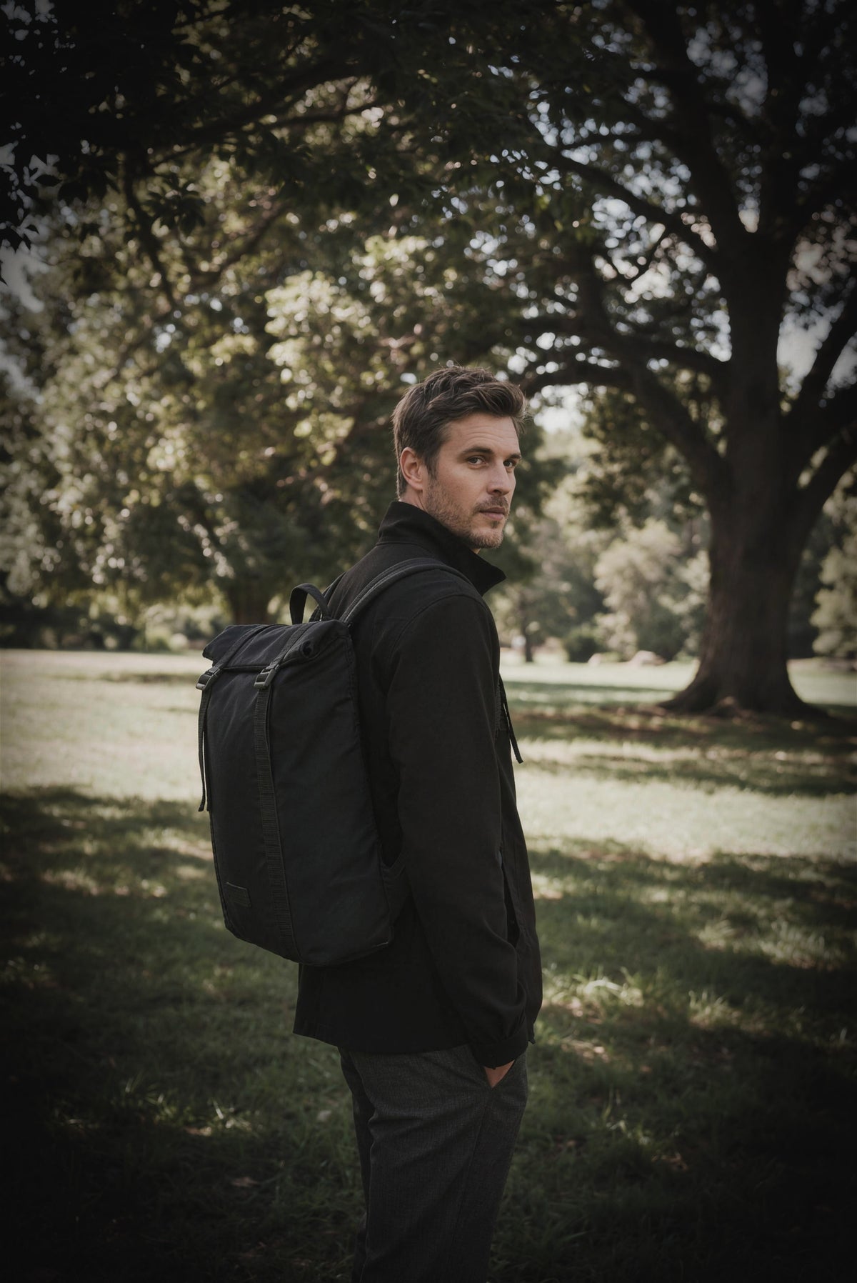 Cordura Black Backpack