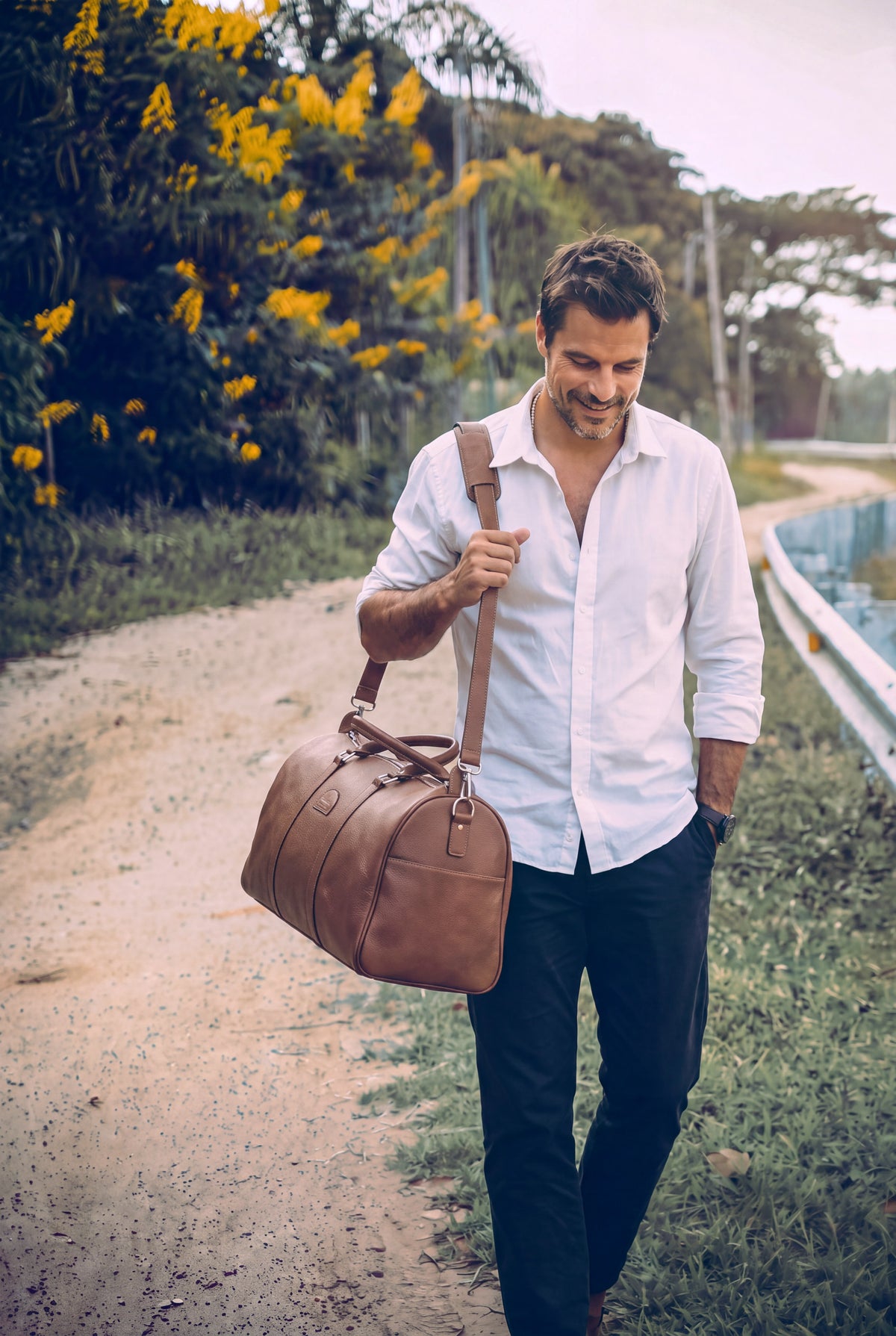 Leather Travel Bag