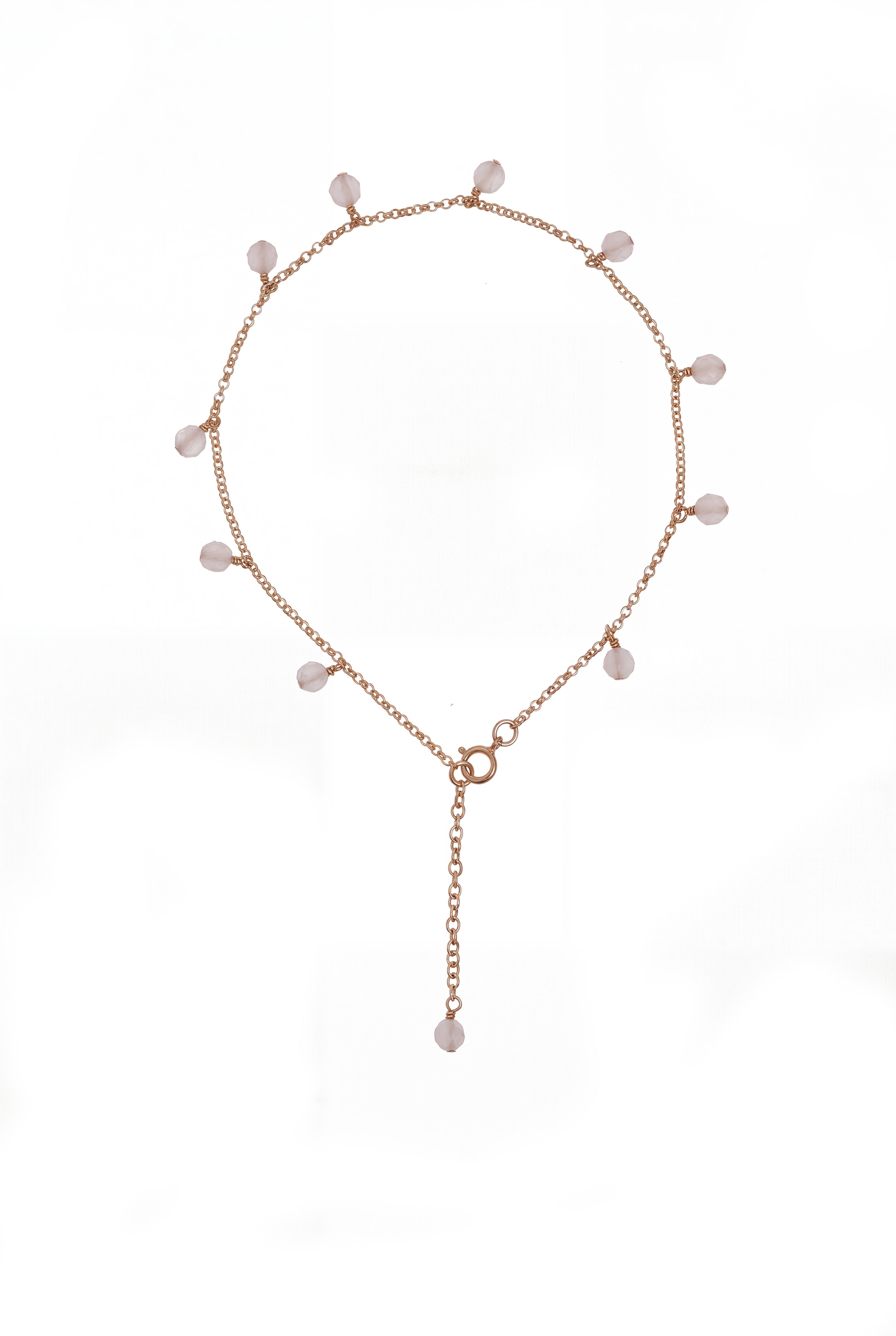 Rose and Gold Anklet